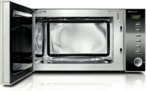 Forno Microonde CASO GERMANY M 20 Electronic Metallico in cucina con design moderno e funzionalità avanzate