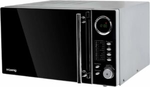 Forno microonde grill combinato h.koenig Vio9 nero con capacità di 25 litri e potenza di 1000 W  