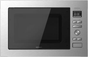Forno a microonde Cecotec GrandHeat 2590 in acciaio nero, con funzioni avanzate e sconto esclusivo
