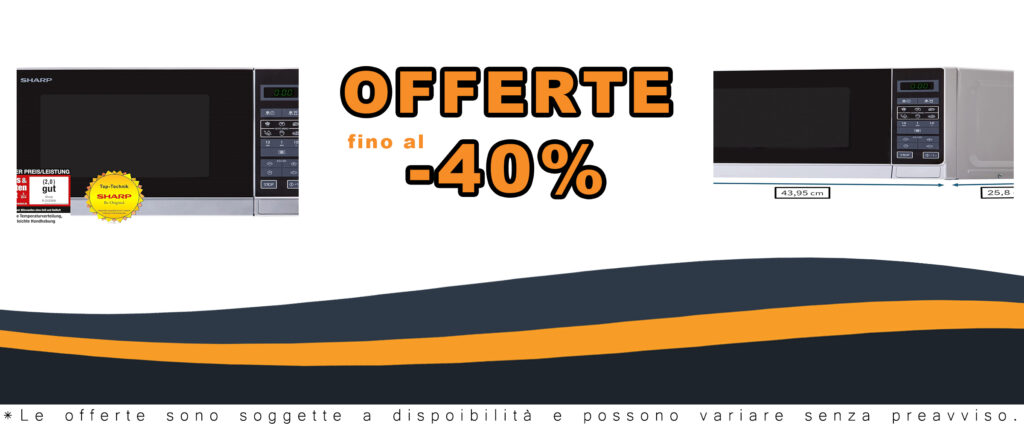 Microonde Sharp R-242 INW con sconto in cucina