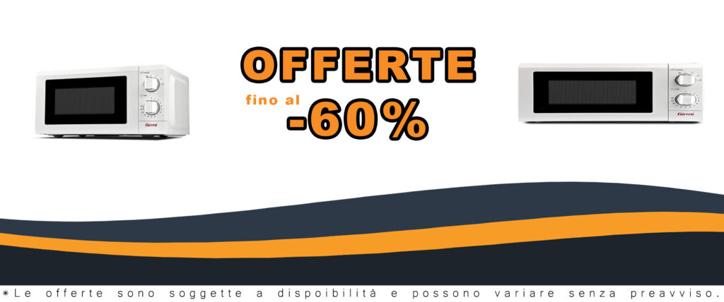 Girmi FM05 Forno a Microonde bianco, 700 W, 20 litri, con funzione scongelamento e timer