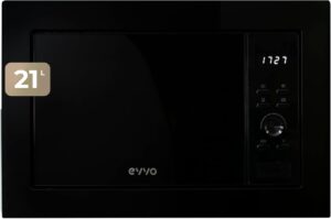 Microonde integrabile EVVO Mi30 Black con design elegante e funzionalità avanzate