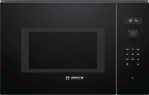 Microonde Bosch BFL554MB0 900W, elegante e funzionale, con display LED e funzione grill