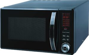 Forno a Microonde Combinato WeGeek 1000 W Grill, 800 W Microonde, 25 litri, Nero, in uso in cucina