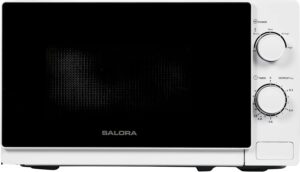 Forno Microonde SALORA 20MSM700, 20 Litri, 700W, Bianco, Riscaldamento, Cottura e Scongelamento