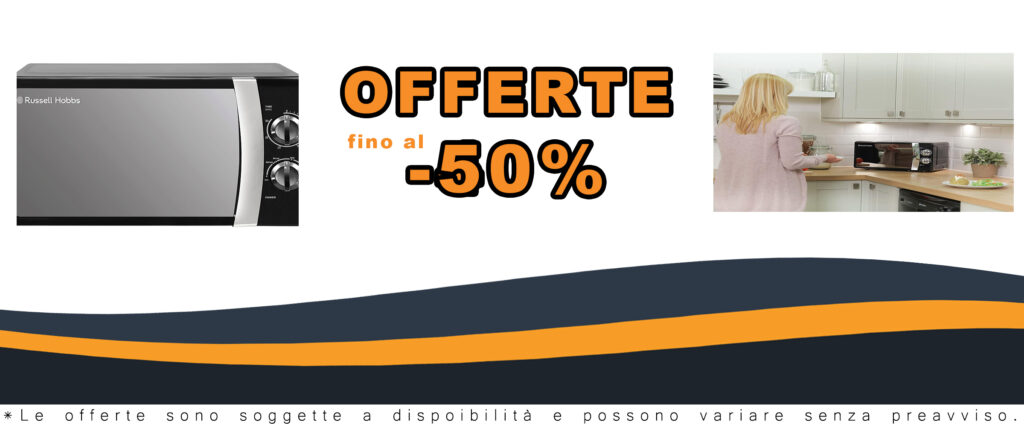 Forno a microonde Russell Hobbs RHMM701B, nero, con timer, scongelamento e facile pulizia.