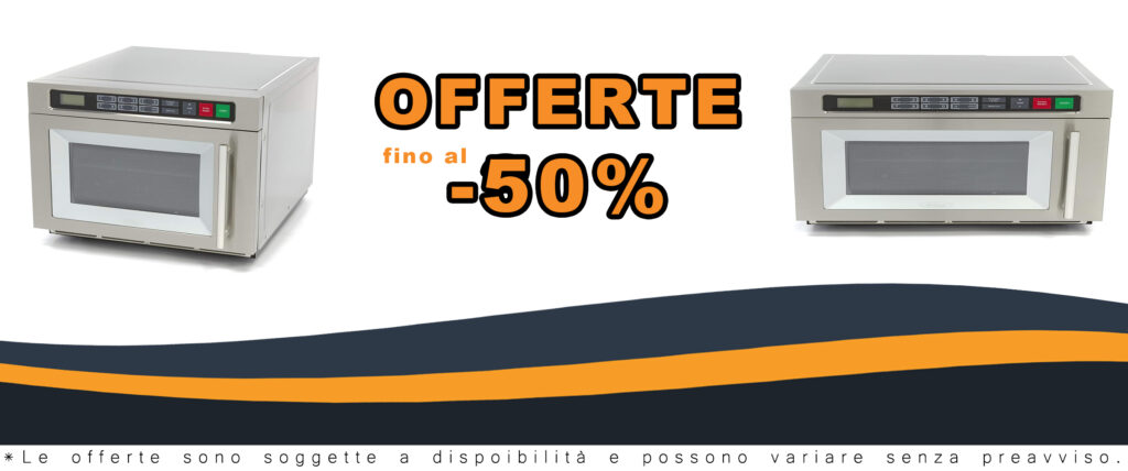 Maxima Microonde 1800W con 20 programmi, capacità per piatti fino a Ø36cm e 2 ripiani
