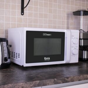 Microonde TM Electron TMPMW002WHT con 20 litri di capacità, 700 W e timer di 35 minuti in colore bianco