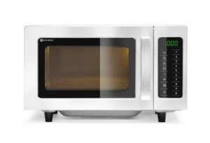 Microonde HENDI 1000W con 10 programmi predefiniti e finitura in acciaio inossidabile