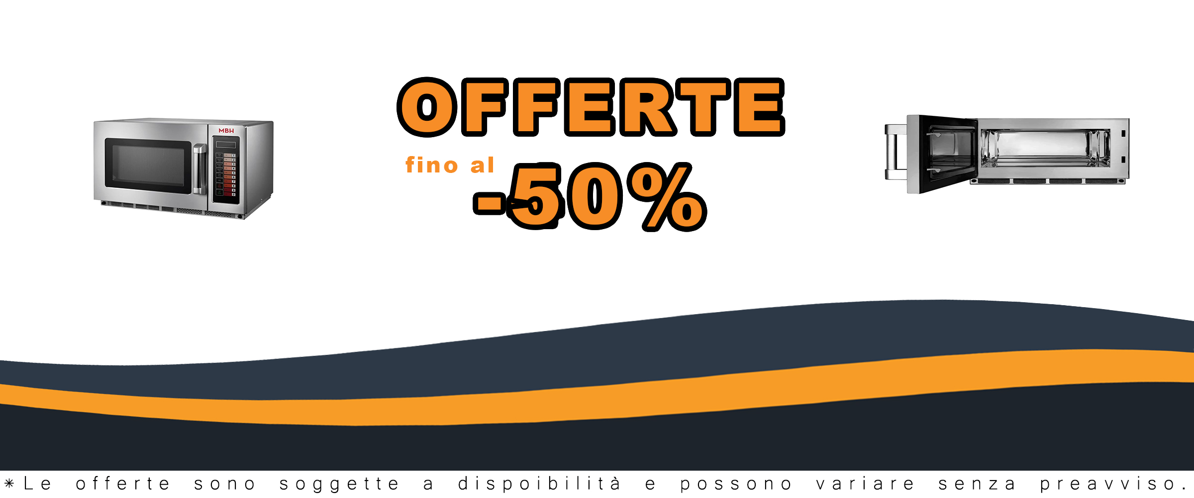 Forno a microonde professionale MBH 34 litri 1800 W in acciaio inox con comandi digitali  