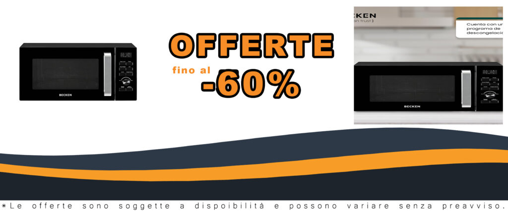 Forno a microonde Becken con funzione grill, scongelamento e timer