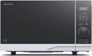 Microonde SHARP PS204AES argento con funzione scongelamento e 10 livelli di potenza  