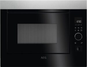 AEG MBE2658D-M Microonde combinato 26L 900W Nero e Grigio, ideale per una cucina moderna e funzionale.