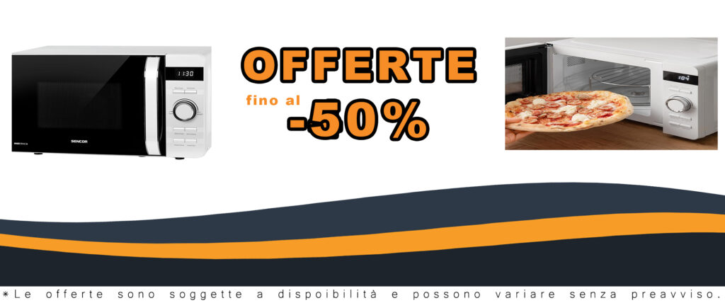Forno a microonde con 8 programmi facili e griglia, colore nero/bianco, capacità 17 litri, potenza 800W.