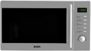 Microonde Svan 20 litri con grill inox SMW2700DGX, 700 W, griglia 1000 W, 8 programmi e facile pulizia