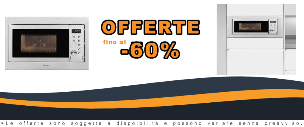 Microonde Exquisit EMW20-DG-020 da incasso in acciaio inox, 800 W con griglia da 1000 W e 8 programmi di cottura.