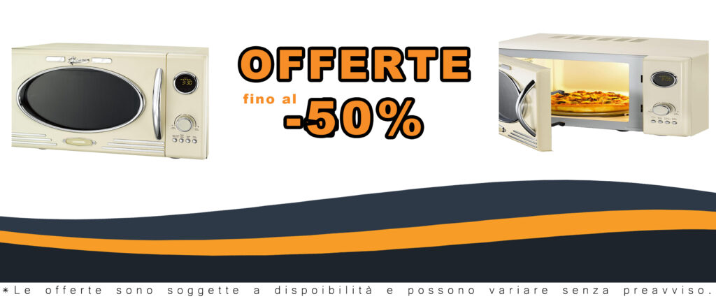 Forno a microonde MELISSA 16330128 con design retro, griglia e potenza di 1000 Watt