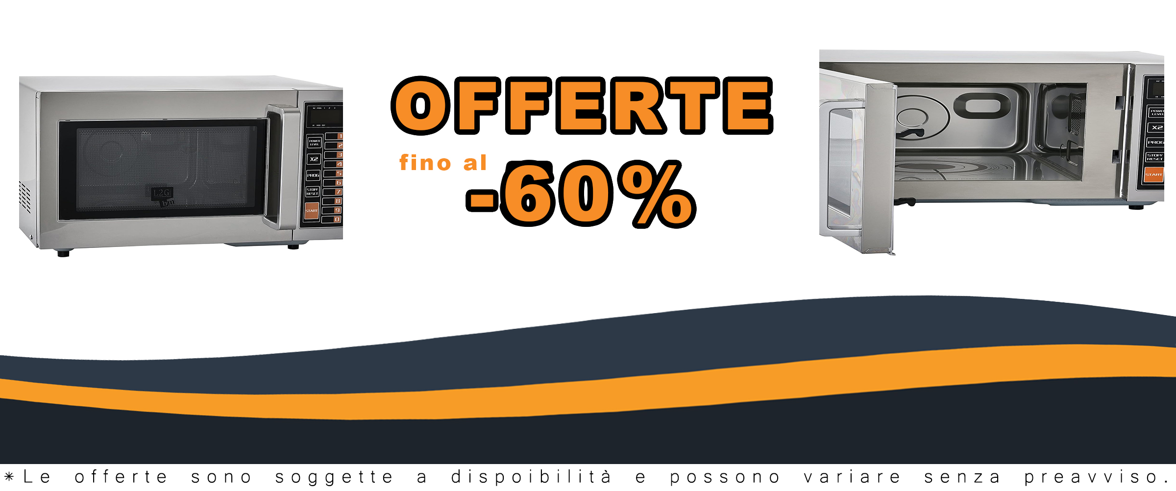 Forno a microonde Saro MWO25P in acciaio inossidabile, elegante e potente, ideale per cucinare e riscaldare cibi velocemente.