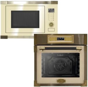 Forno da incasso Kaiser EH 6726 ElfAD, elegante design retrò con capacità di 80 litri e funzione multifunzione, ideale per ogni cucina.