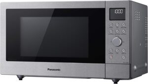 Panasonic NN-CD58JSGPG - Microonde combinato Slimline con grill, 27 litri, 1000 W, e piatto girevole in vetro
