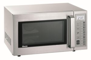 Forno microonde Bartscher 610181 con 1000 Watt di potenza e magnetron digitale per riscaldamento rapido e facile utilizzo
