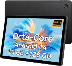 Yicty Tablet 11 pollici, tablet Android 14 con 10 GB di RAM e 1 TB di espansione  