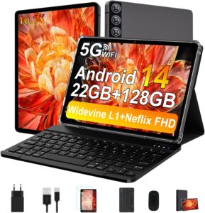 ZIOVO Tablet 10 Pollici Android 14 con tastiera e mouse  