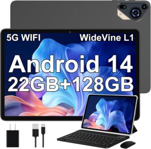 Tablet Android 14 da 10 pollici con accessori inclusi 