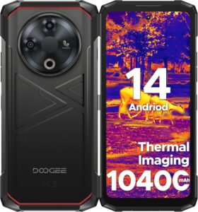 DOOGEE Fire 6 Rugged Smartphone con 16GB RAM, 256GB ROM e batteria da 10400 mAh  