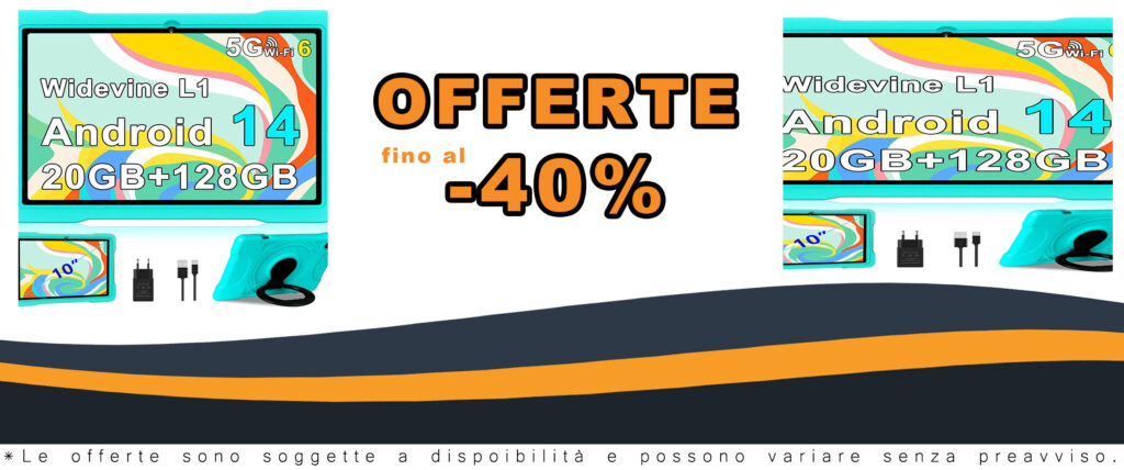 Newest Tablet Android 14 con case verde e software educativo iWAWA per bambini