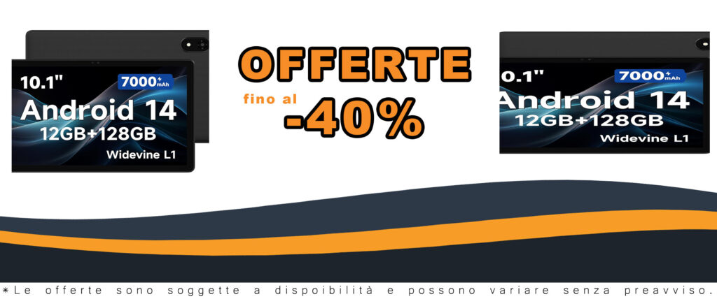 ALLDOCUBE iPlay 60S Tablet Android 14, 10 pollici, 12GB RAM e offerte speciali