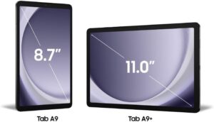 Immagine del Samsung Galaxy Tab A9 8.7" 128GB/8GB LTE Graphite, design elegante e prestazioni potenti  