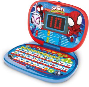 Clementoni Spidey Laptop con schermo LED e 13 attività interattive 