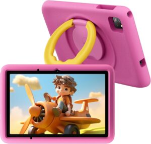 Blackview TabA6 Kids Tablet per Bambini con custodia rosa e controllo parentale  