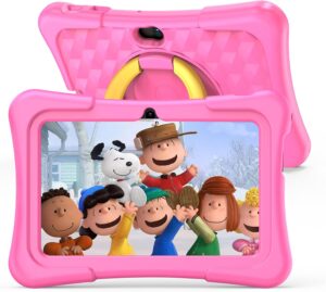 PRITOM Kids Tablet 7 pollici rosa con software educativo e parental control  