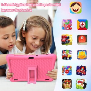 Semeakoko Tablet Bambini 10 Pollici Android 13 con Controllo Genitori e Display HD  