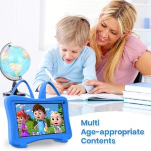 Tablet Bambini 7 Pollici con custodia protettiva, ideale per bambini dai 3 ai 12 anni  