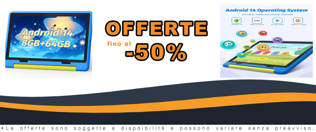 Cheerjoy Tablet per Bambini con controllo parentale e custodia antiurto