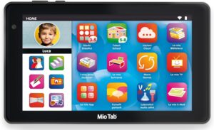 Liscianigiochi Hi Tech Educativo Mio Tab 7 Super Pro, tablet educativo per bambini con display da 7 pollici e contenuti interattivi
