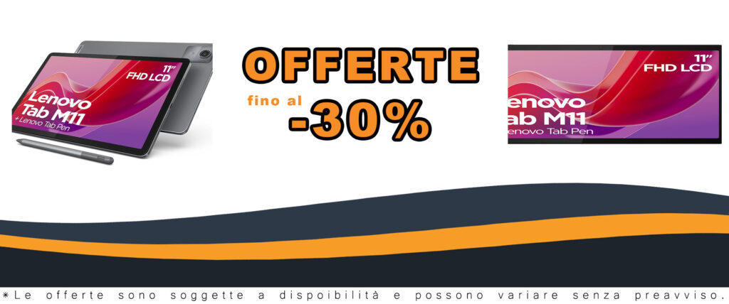Lenovo Tablet Tab M11 grigio con penna inclusa, display da 11 pollici e potente processore MediaTek G88