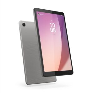 Lenovo Tablet Android Tab M8 con display HD da 8 pollici, custodia trasparente e pellicola protettiva, perfetto per l'intrattenimento portatile