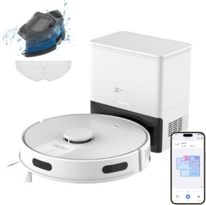 EZVIZ RE4C Plus Robot Aspirapolvere Lavapavimenti con Mappatura e Navigazione LiDAR  