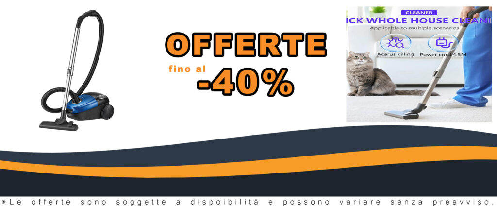 EagerMinds Aspirapolvere senza sacchetto 2000 W, sistema HEPA, ideale per pavimenti in legno e tappeti