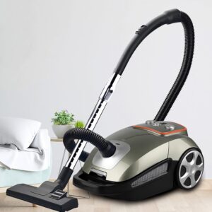 Aspirapolvere portatile per tappeti con cavo lungo 8 m, progettato per una pulizia potente e silenziosa in casa, soggiorno e camera da letto.