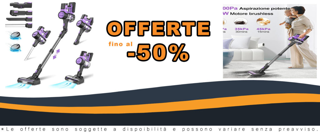 Aspirapolvere senza fili potente 45kPa con batteria rimovibile e luci LED, ideale per una pulizia profonda e senza interruzioni
