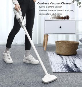 Aspirapolvere portatile senza fili con filtro HEPA, ideale per la pulizia di casa e ufficio