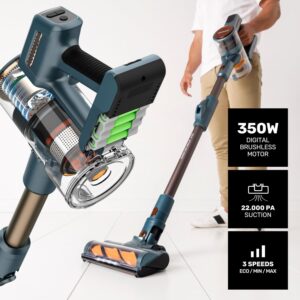 Aspirapolvere Taurus HVCA72590B in alluminio blu, rame e grigio cromato, potente e versatile