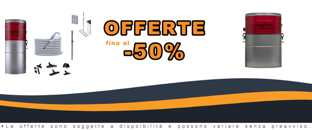 HouseVac HV-755ST-35H aspirapolvere centralizzato con tubo 12m e accessori per la pulizia