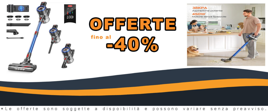 Aspirapolvere senza fili 450W con Touchscreen Intelligente e funzione anti-avvolgimento, perfetta per pavimenti, tappeti e animali.
