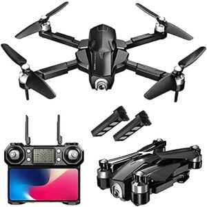 Drone GPS con fotocamera 4K HD, motore brushless e tempo di volo di 60 minuti, ideale per adulti e appassionati di volo.